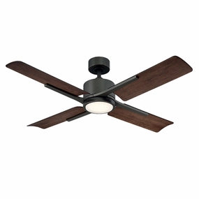 Cervantes 56"Ceiling Fan Oil Rubbed Bronze/Dark Walnut weatherproof fans for outdoor environments