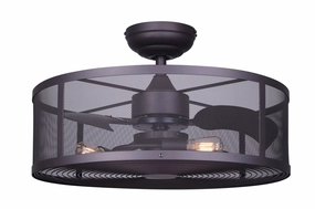 Cf24Arp3Orb 24"Ceiling Fan Oil Rubbed Bronze small electric fans for personal cooling