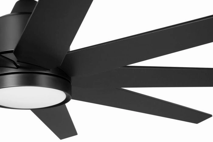 Champion Indoor/Ourdoor 60"Ceiling Fan Flat Black