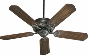Chateaux 52"Ceiling Fan Old World medium electric fans for multi-room use