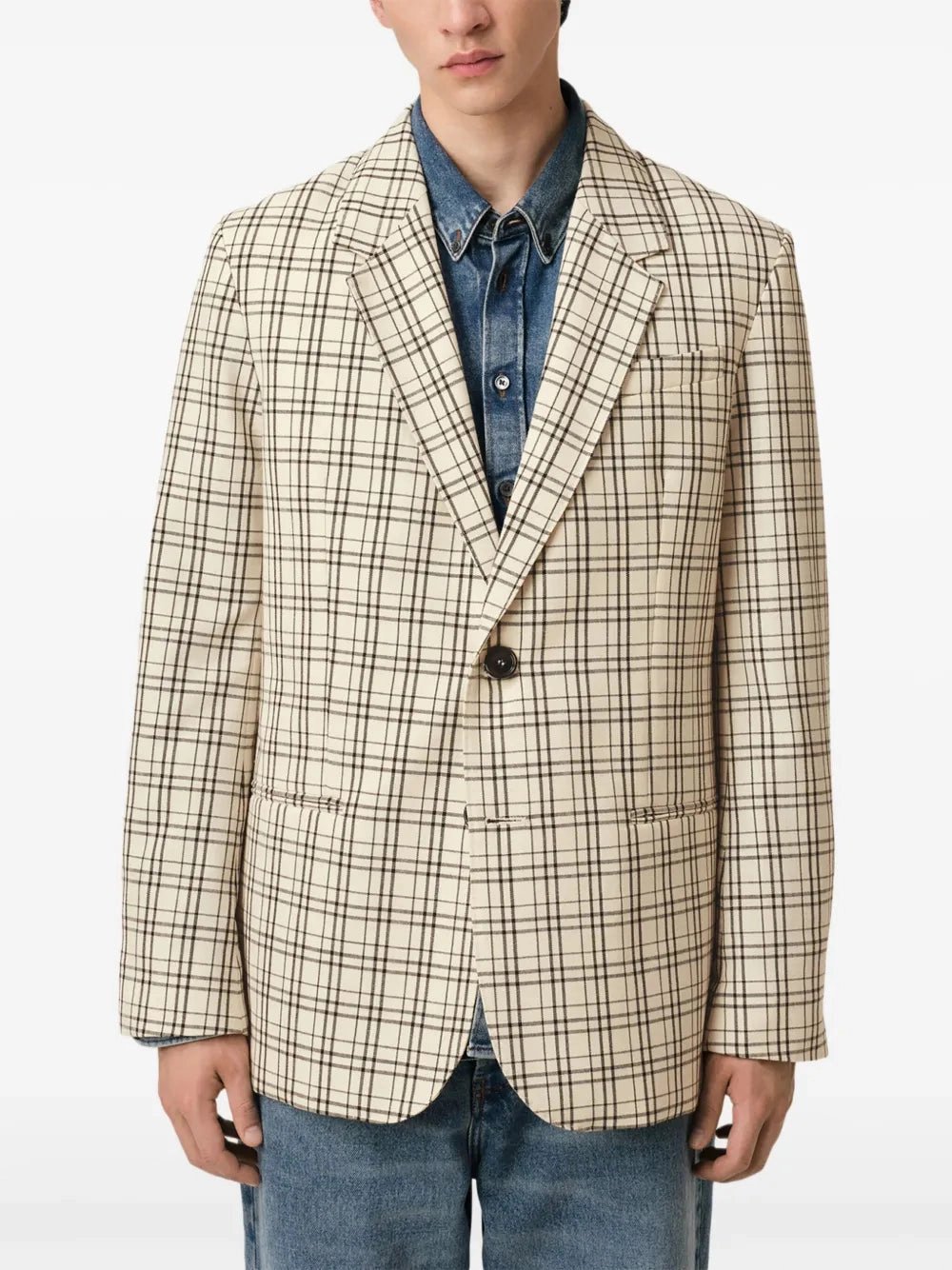 Checkered Blazer