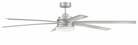 Chilz 72"Ceiling Fan Painted Nickel large electric fans for spacious rooms