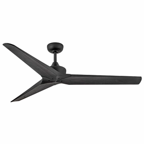 Chisel 60" Smart Fan Matte Black indoor electric fans with remote control