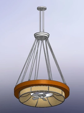 Cilindro Ventura 16 Light Chandel-Air stylish medium fans for contemporary homes