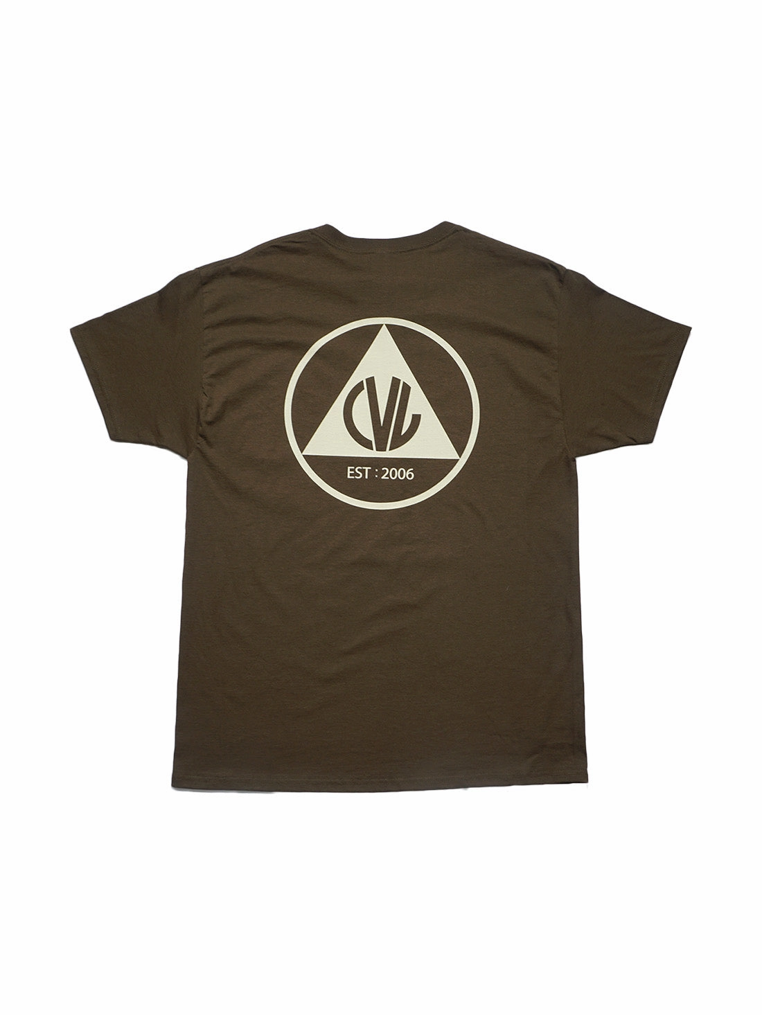 Civil Defense SS Tee - Chocolate / Cream