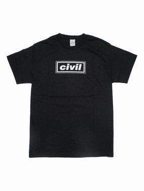 Civil Oasis Tee - Black / White