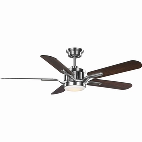 Claret 54"Ceiling Fan Brushed Nickel stylish medium fans for contemporary homes