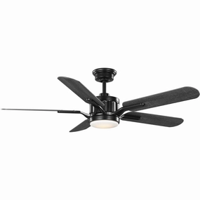 Claret 54"Ceiling Fan Matte Black oscillating electric fans for full room circulation