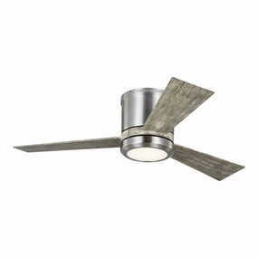 Clarity 42" Ceiling Fan Brushed Steel best small fans for home and travel