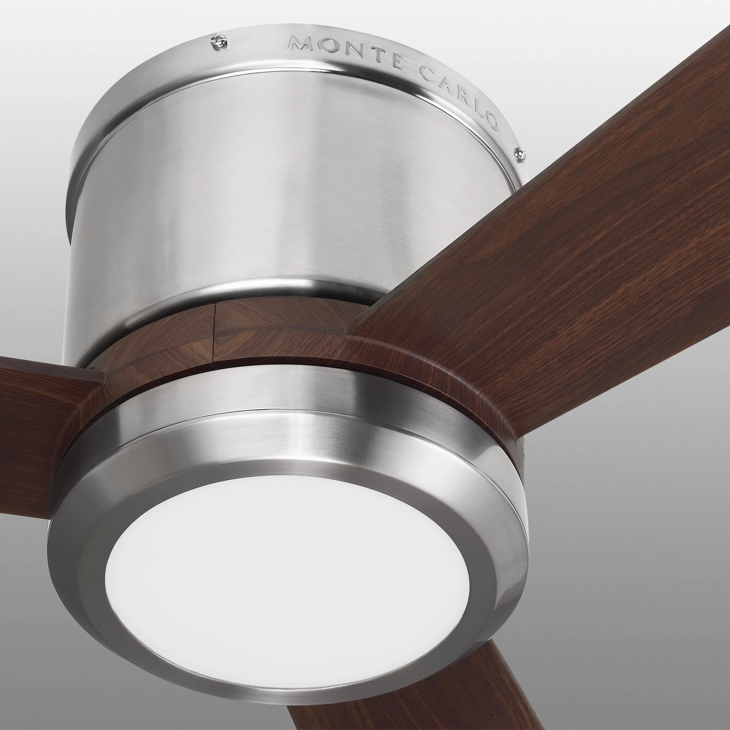 Clarity 42" Ceiling Fan Brushed Steel