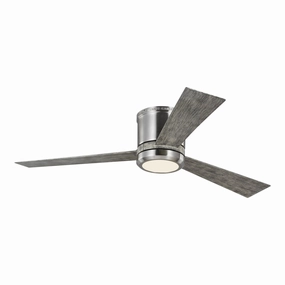 Clarity 52" Ceiling Fan Brushed Steel ifan smart fans for connected homes