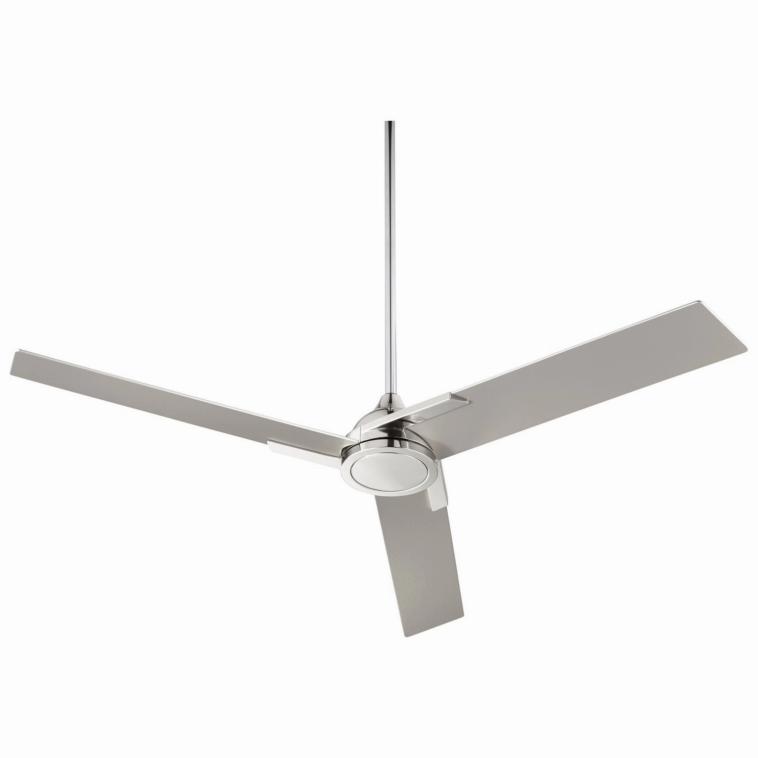Coda 56"Ceiling Fan Polished Nickel quiet medium fans for living room use