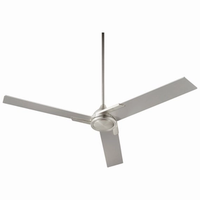 Coda 56"Ceiling Fan Satin Nickel sleek design electric fans for modern homes