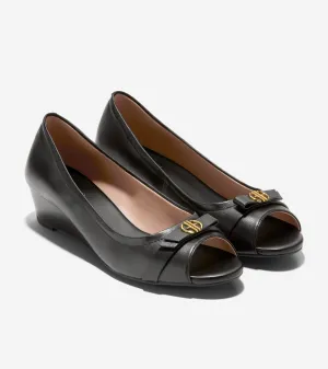 Cole Haan Women's Malta Peep Toe Wedges