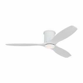 Collins 52"Ceiling Fan Matte White modern medium fans for everyday cooling