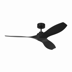 Collins 52"Ceiling Fan Midnight Black outdoor exterior fans for patio cooling