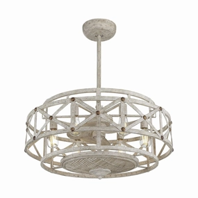 Colonade 6-Light Fan D'Lier efficient ceiling fans for home cooling