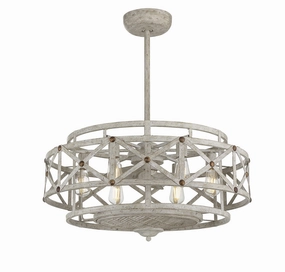 Colonade Six Light Fan D'lier Provence with Gold sleek design electric fans for modern homes