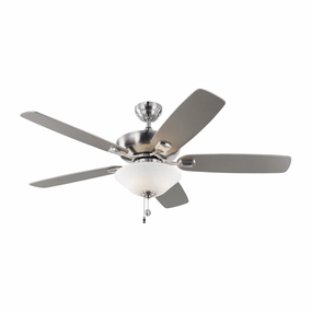 Colony 52" Ceiling Fan Brushed Steel compact medium fans for desks and counters