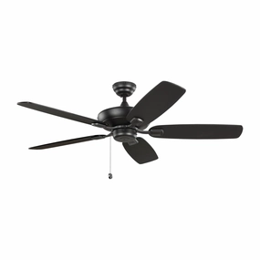Colony 52" Ceiling Fan Midnight Black lightweight fans for moving around easily