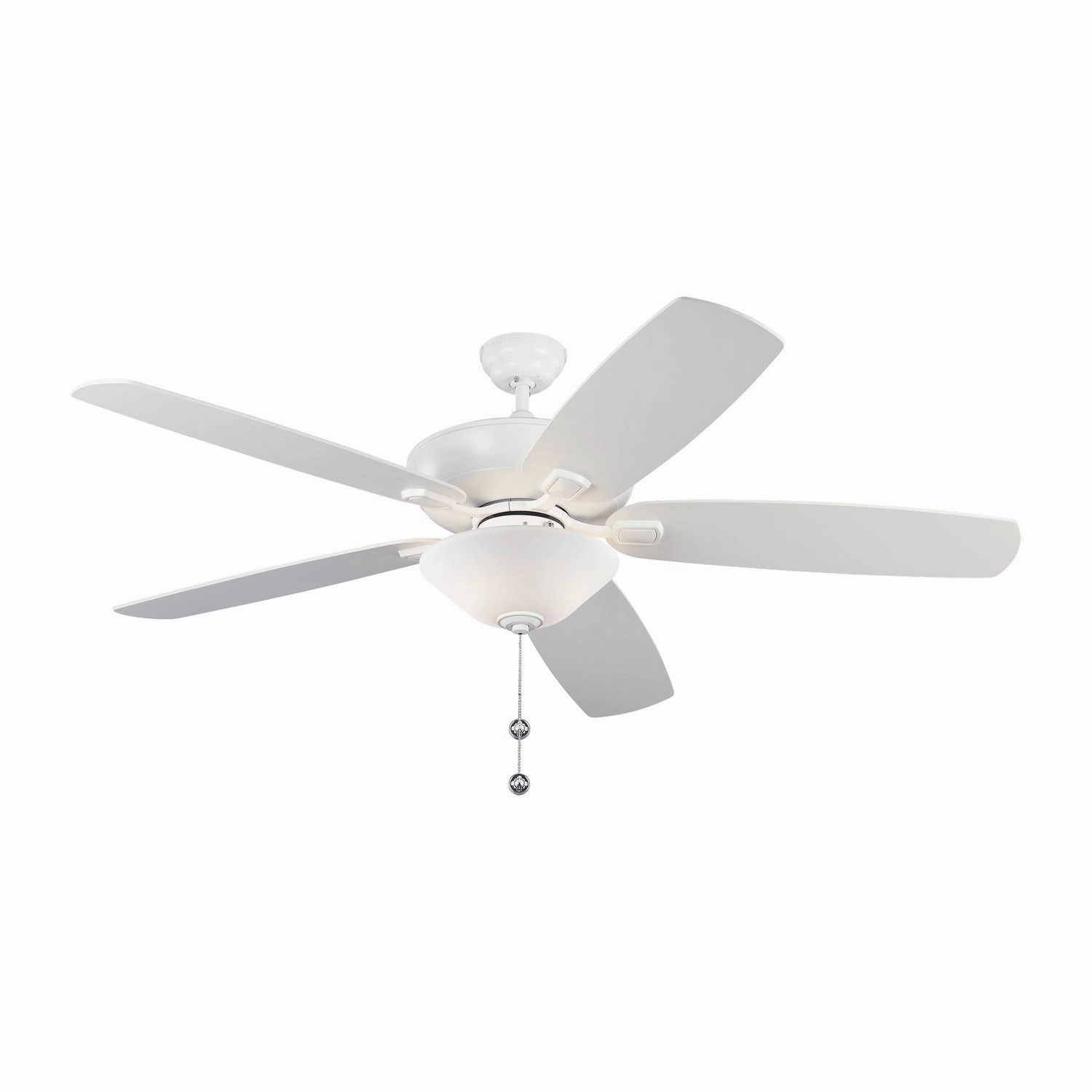 Colony 60" Ceiling Fan Matte White energy-efficient medium fans with remote