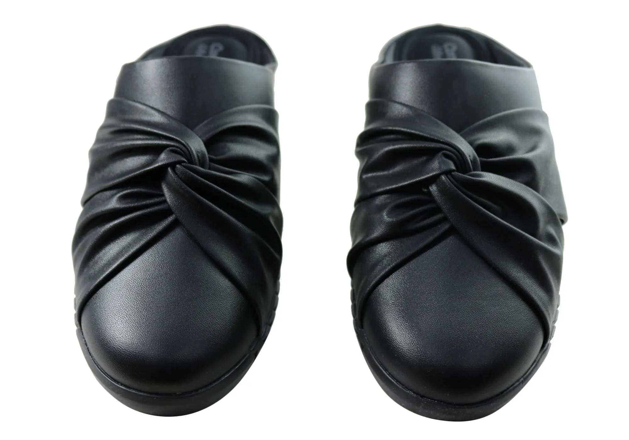 Comfortflex Mandy Womens Comfortable Closed Toe Open Back Mules Comfortflex Shoes