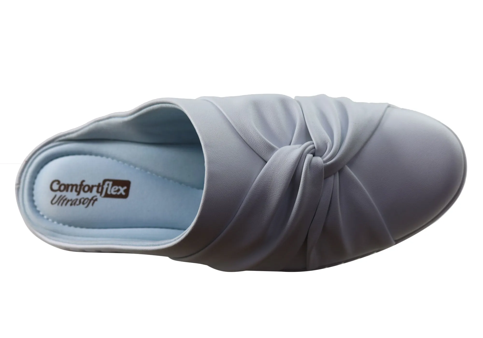 Comfortflex Mandy Womens Comfortable Closed Toe Open Back Mules Comfortflex Shoes