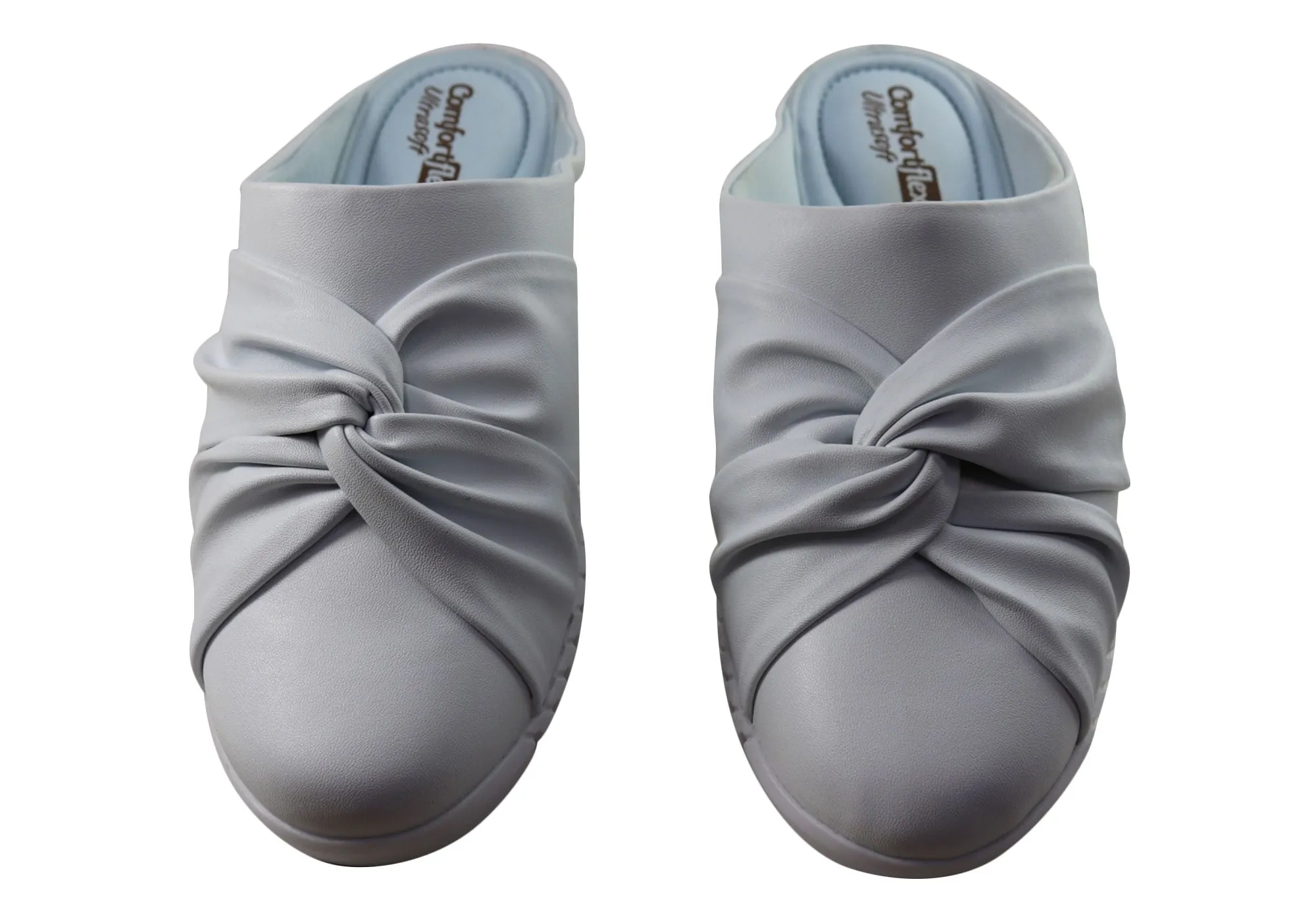 Comfortflex Mandy Womens Comfortable Closed Toe Open Back Mules Comfortflex Shoes