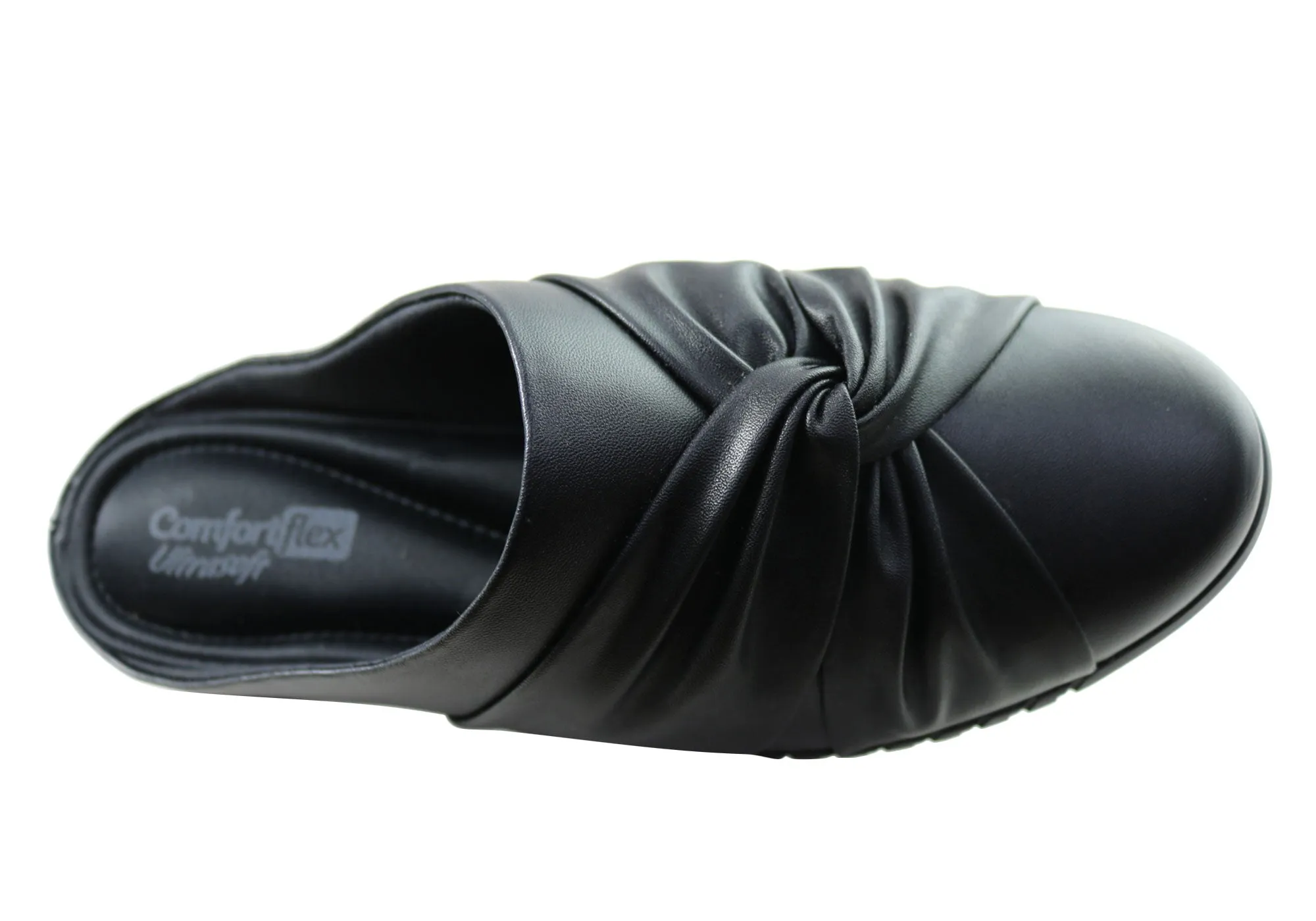 Comfortflex Mandy Womens Comfortable Closed Toe Open Back Mules Comfortflex Shoes