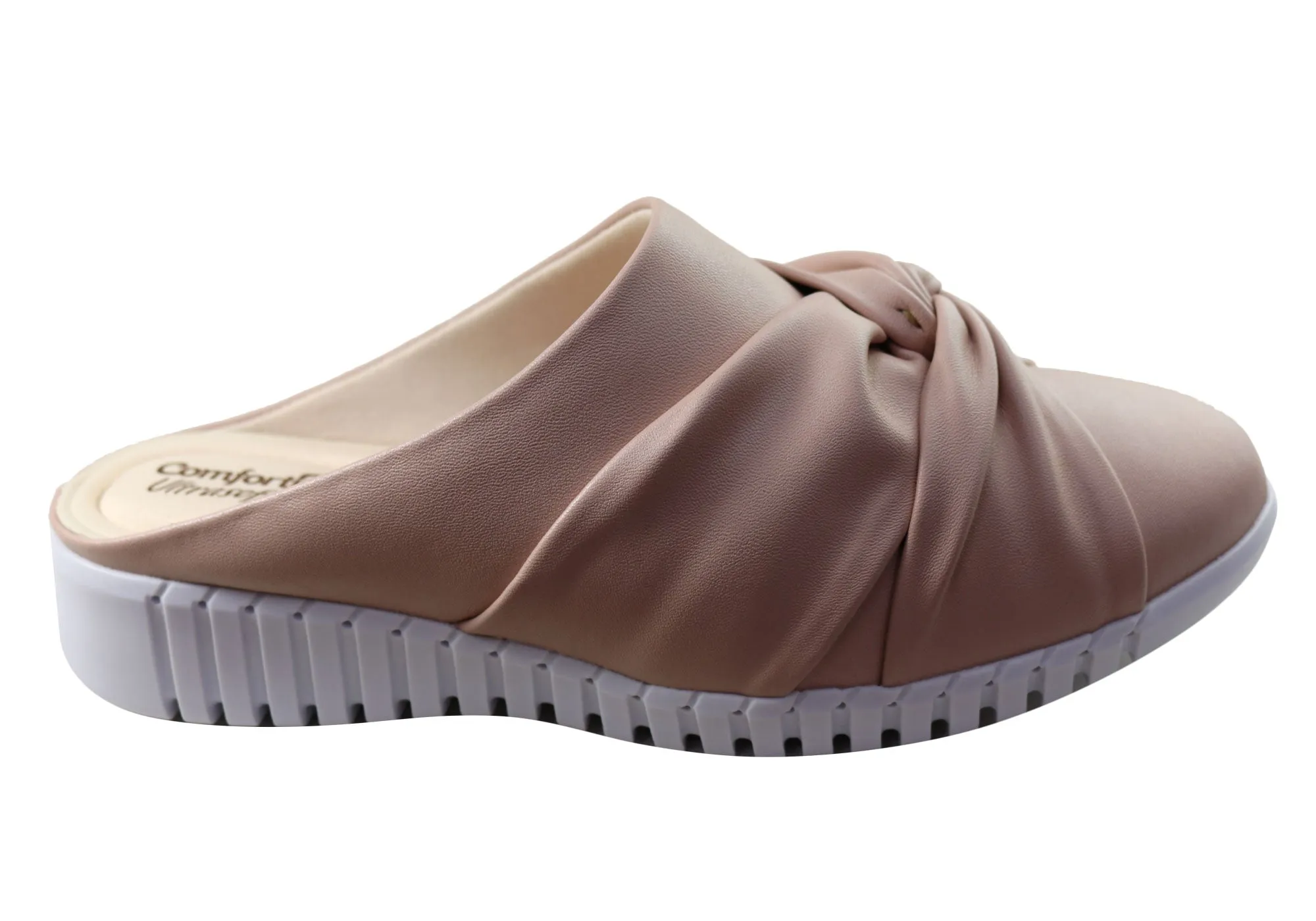 Comfortflex Mandy Womens Comfortable Closed Toe Open Back Mules Comfortflex Shoes