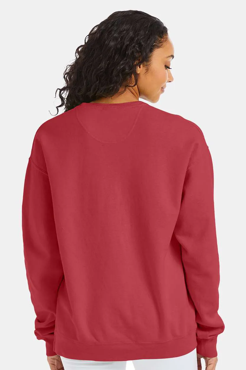 ComfortWash By Hanes Mens Crewneck Sweatshirt - Crimson Fall Red  Buy at Clothing Comfortwash-By-Hanes