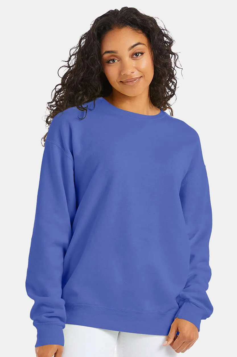 ComfortWash By Hanes Mens Crewneck Sweatshirt - Deep Forte Purple  Buy at Clothing Comfortwash-By-Hanes
