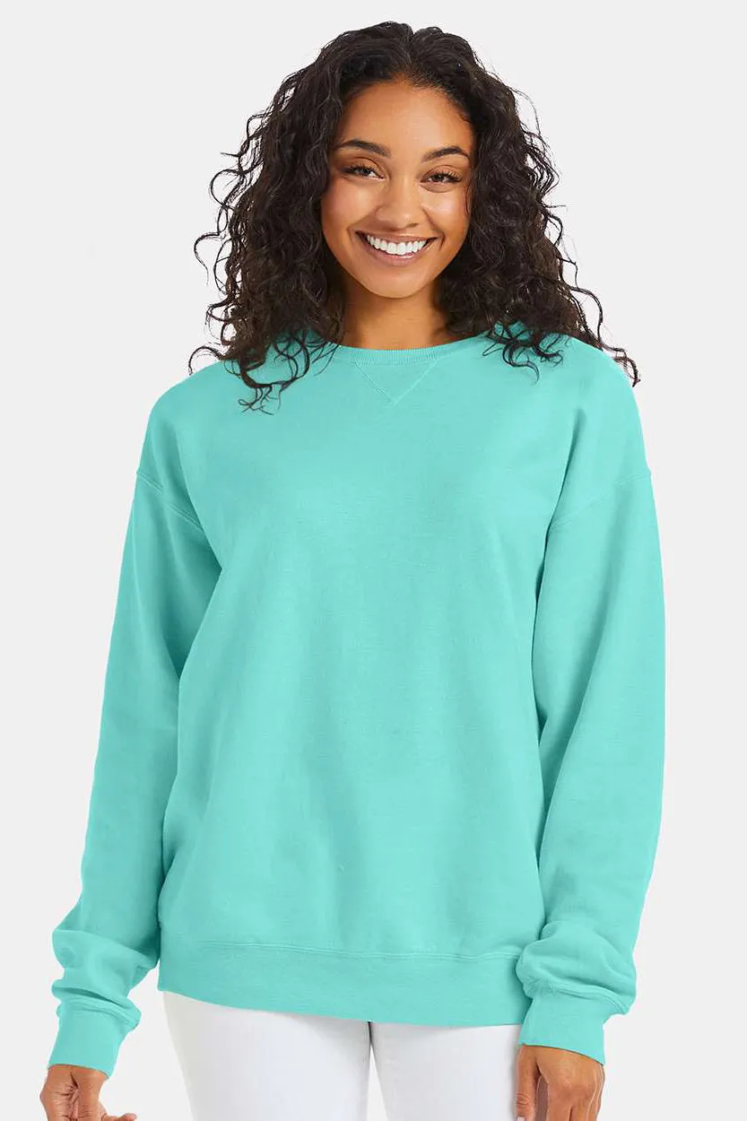 ComfortWash By Hanes Mens Crewneck Sweatshirt - Mint Green  Buy at Clothing Comfortwash-By-Hanes