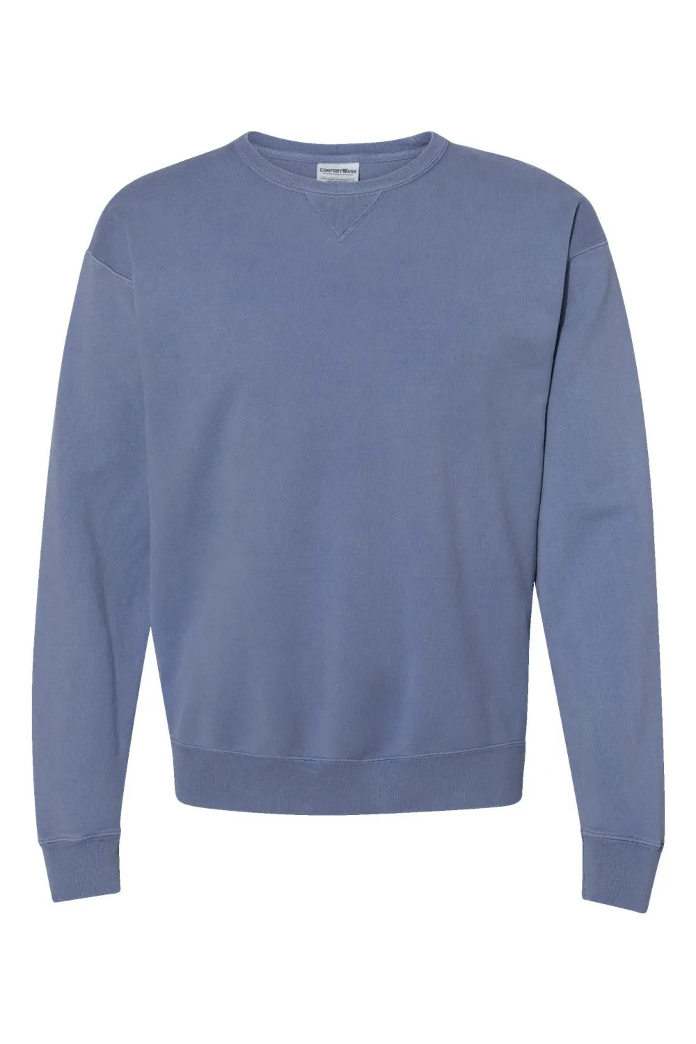 ComfortWash By Hanes Mens Crewneck Sweatshirt - Saltwater Blue  Buy at Clothing Comfortwash-By-Hanes