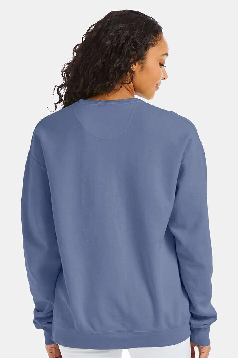 ComfortWash By Hanes Mens Crewneck Sweatshirt - Saltwater Blue  Buy at Clothing Comfortwash-By-Hanes