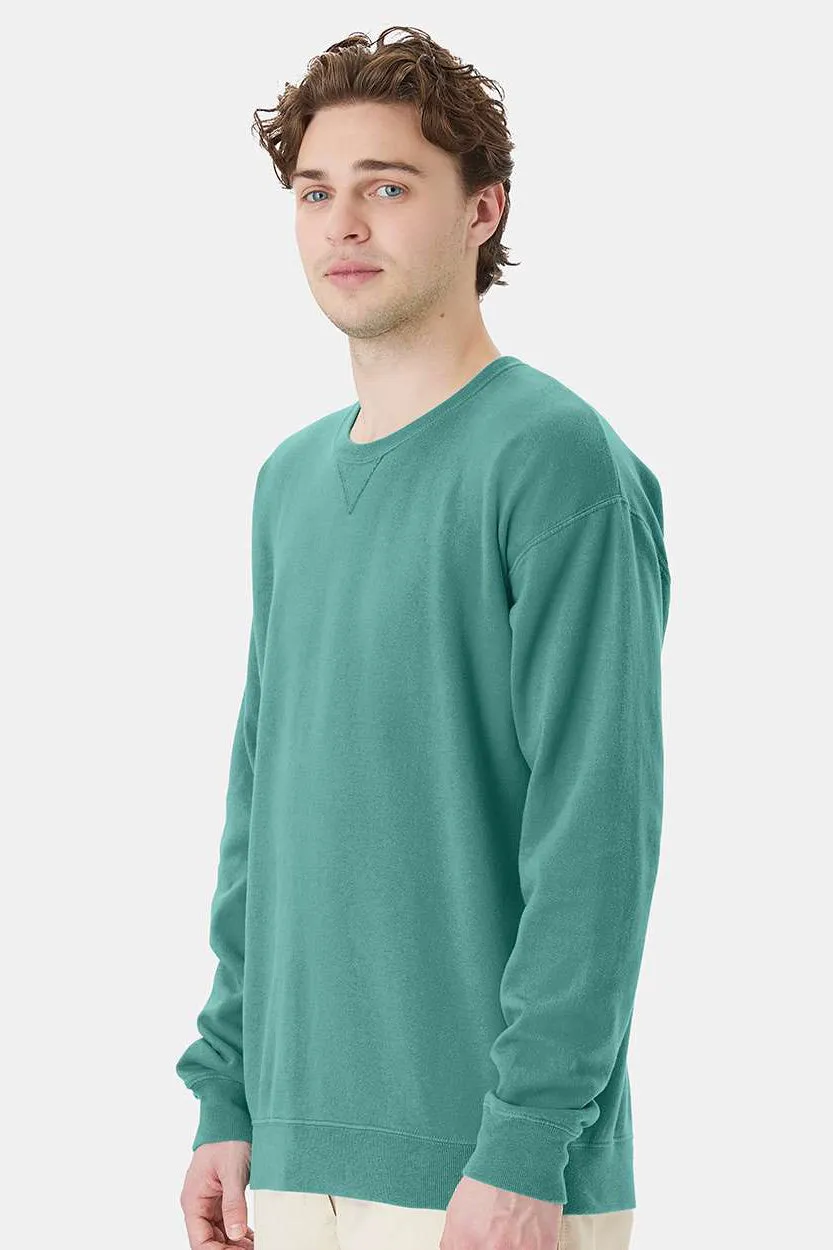 ComfortWash By Hanes Mens Crewneck Sweatshirt - Spanish Moss Green  Buy at Clothing Comfortwash-By-Hanes