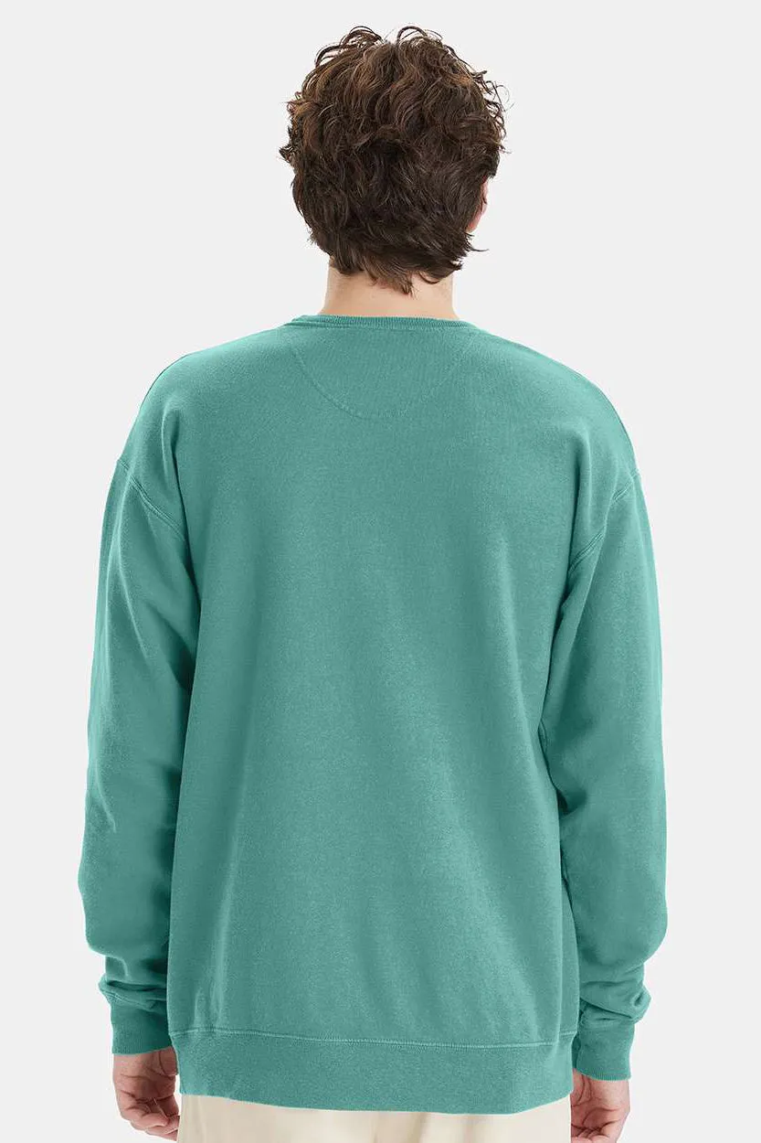 ComfortWash By Hanes Mens Crewneck Sweatshirt - Spanish Moss Green  Buy at Clothing Comfortwash-By-Hanes