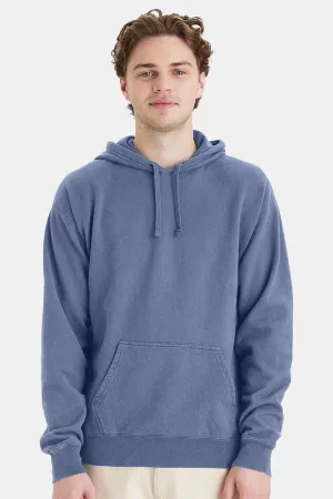 ComfortWash By Hanes Mens Hooded Sweatshirt Hoodie w/ Pouch Pocket - Saltwater Blue  Buy at Clothing Comfortwash-By-Hanes