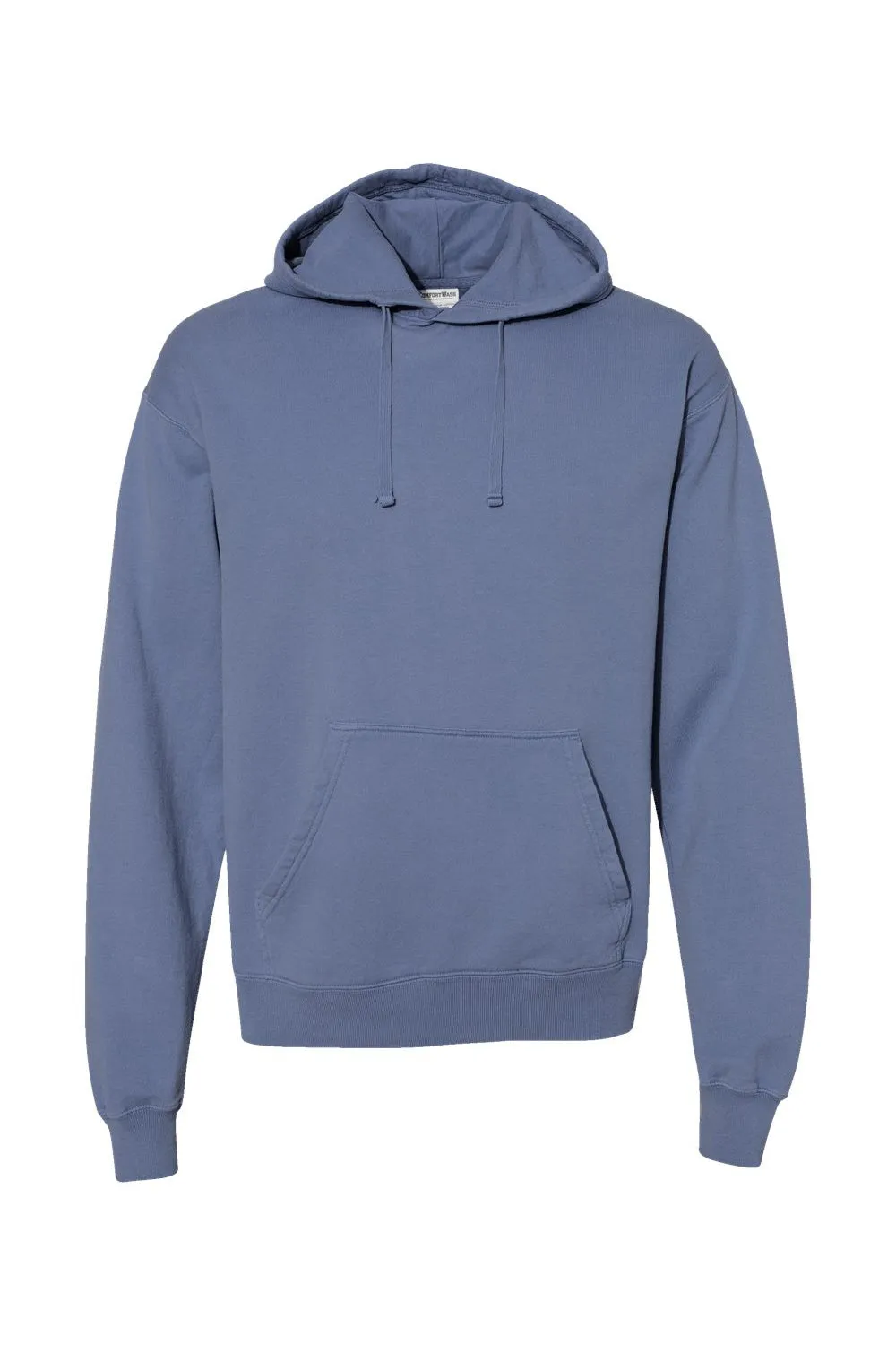 ComfortWash By Hanes Mens Hooded Sweatshirt Hoodie w/ Pouch Pocket - Saltwater Blue  Buy at Clothing Comfortwash-By-Hanes