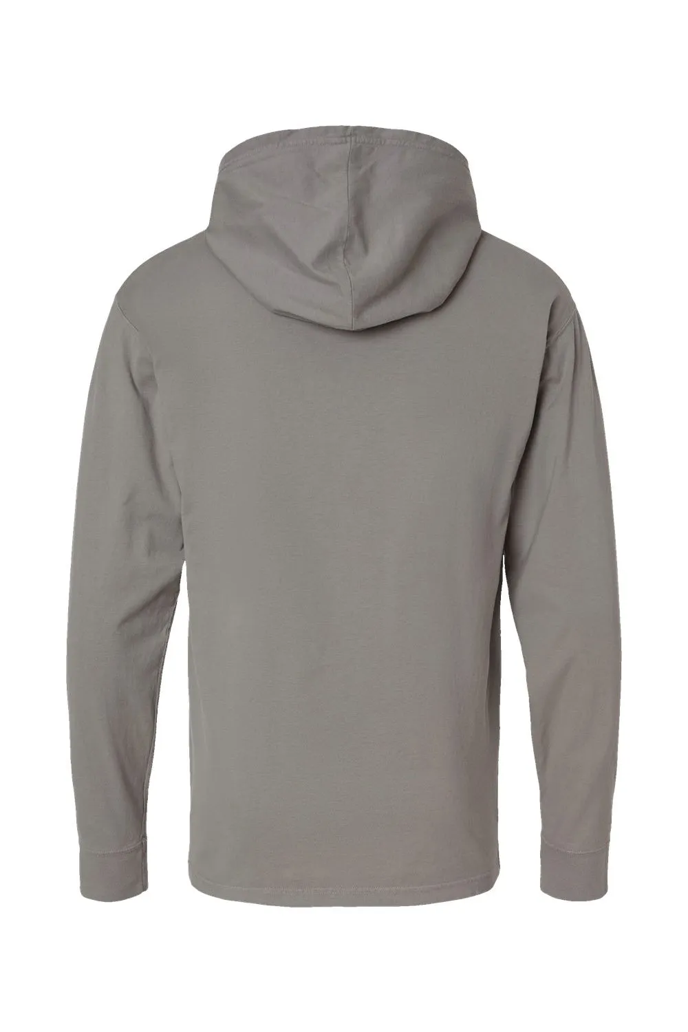 ComfortWash By Hanes Mens Jersey Long Sleeve Hooded T-Shirt Hoodie - Concrete Grey  Buy at Clothing Comfortwash-By-Hanes