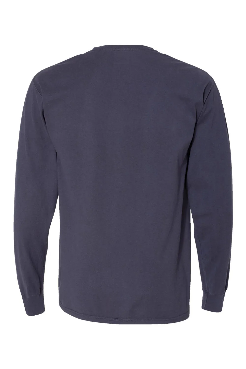 ComfortWash By Hanes Mens Long Sleeve Crewneck T-Shirt - Anchor Slate Blue  Buy at Clothing Comfortwash-By-Hanes