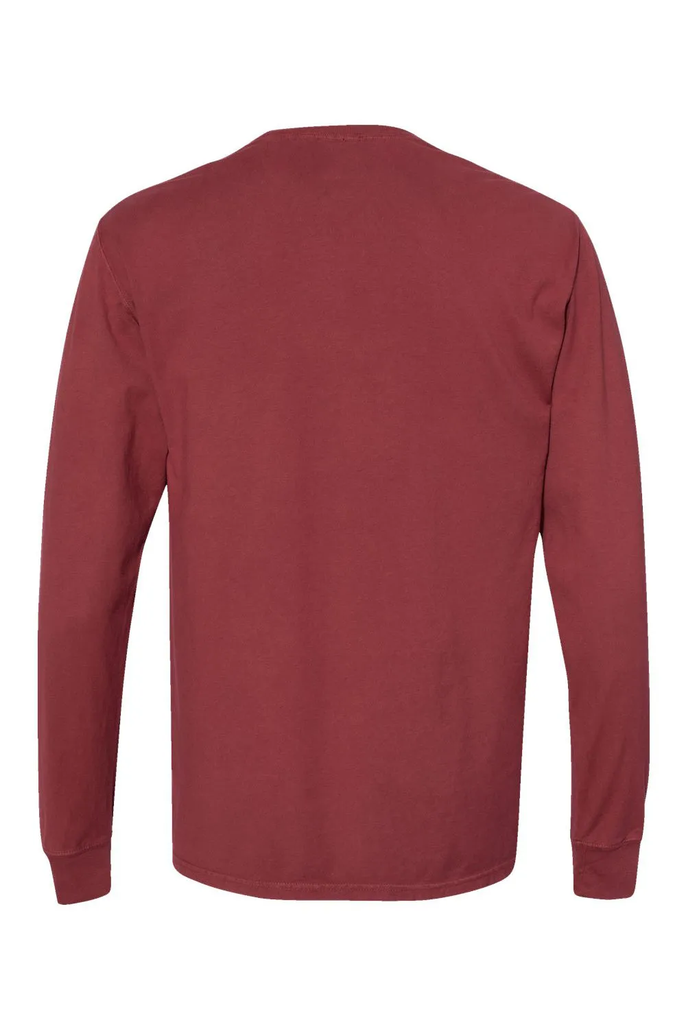 ComfortWash By Hanes Mens Long Sleeve Crewneck T-Shirt - Cayenne Red  Buy at Clothing Comfortwash-By-Hanes