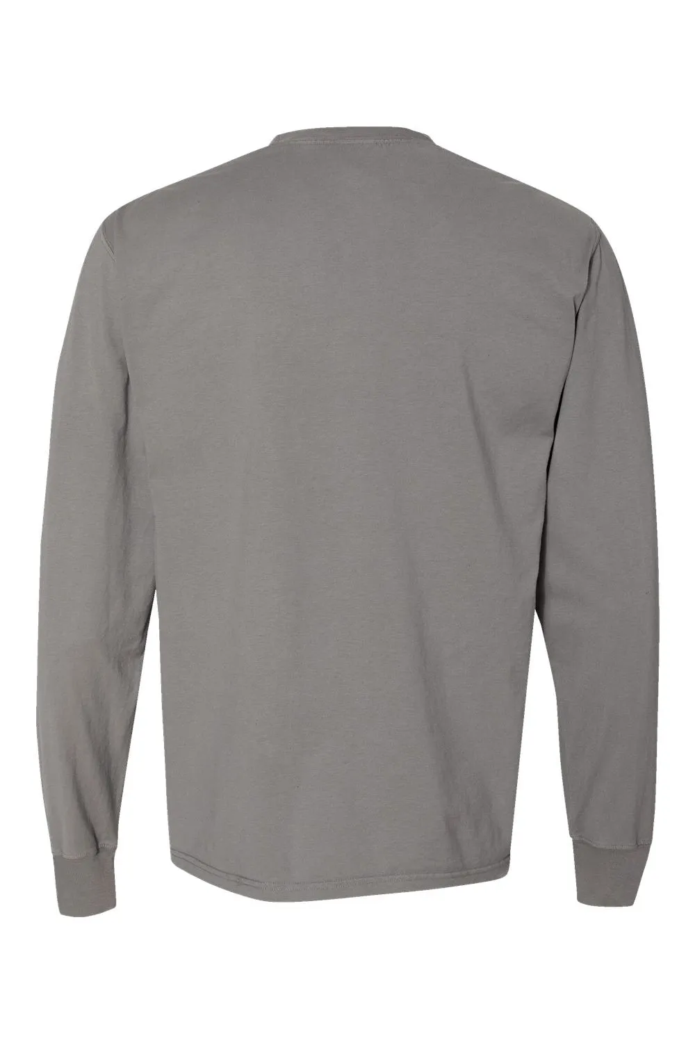 ComfortWash By Hanes Mens Long Sleeve Crewneck T-Shirt - Concrete Grey  Buy at Clothing Comfortwash-By-Hanes