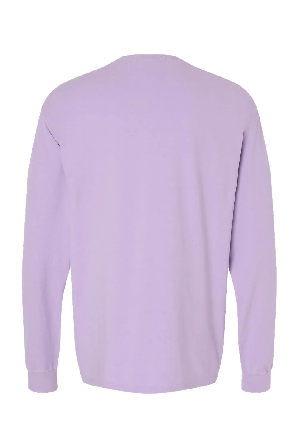 ComfortWash By Hanes Mens Long Sleeve Crewneck T-Shirt - Future Lavender Purple  Buy at Clothing Comfortwash-By-Hanes