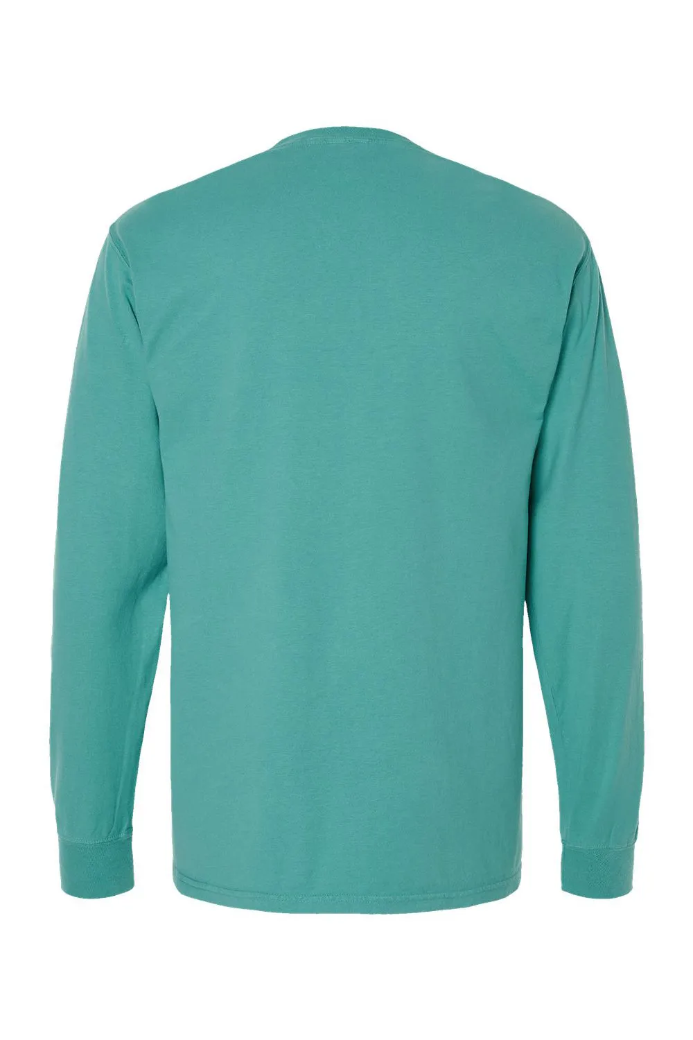 ComfortWash By Hanes Mens Long Sleeve Crewneck T-Shirt - Spanish Moss Green  Buy at Clothing Comfortwash-By-Hanes