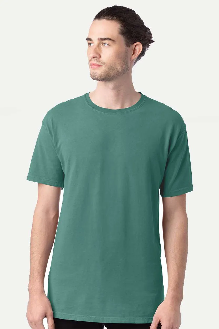 ComfortWash By Hanes Mens Short Sleeve Crewneck T-Shirt - Cactus Green  Buy at Clothing Comfortwash-By-Hanes