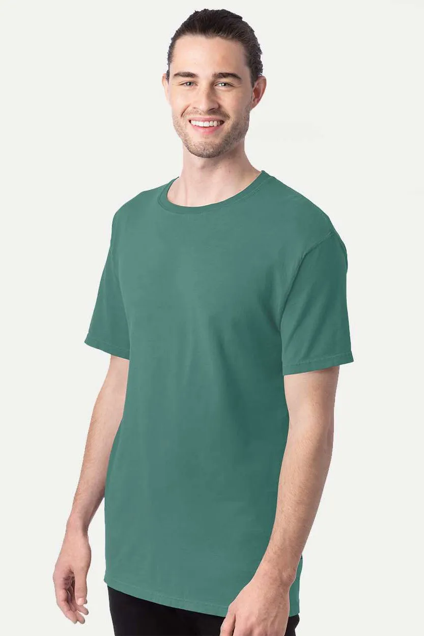 ComfortWash By Hanes Mens Short Sleeve Crewneck T-Shirt - Cactus Green  Buy at Clothing Comfortwash-By-Hanes