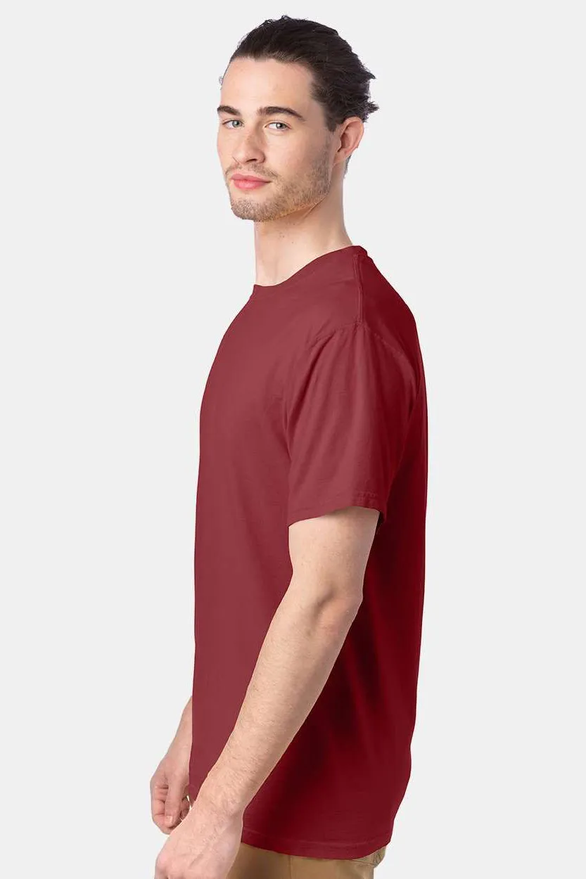 ComfortWash By Hanes Mens Short Sleeve Crewneck T-Shirt - Cayenne Red  Buy at Clothing Comfortwash-By-Hanes