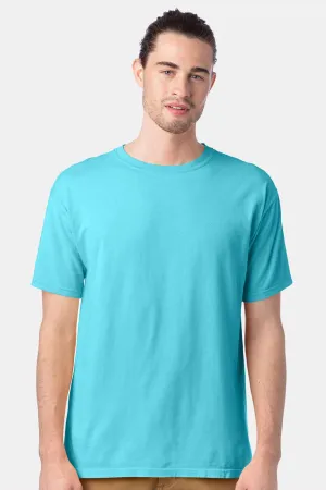 ComfortWash By Hanes Mens Short Sleeve Crewneck T-Shirt - Freshwater Blue  Buy at Clothing Comfortwash-By-Hanes