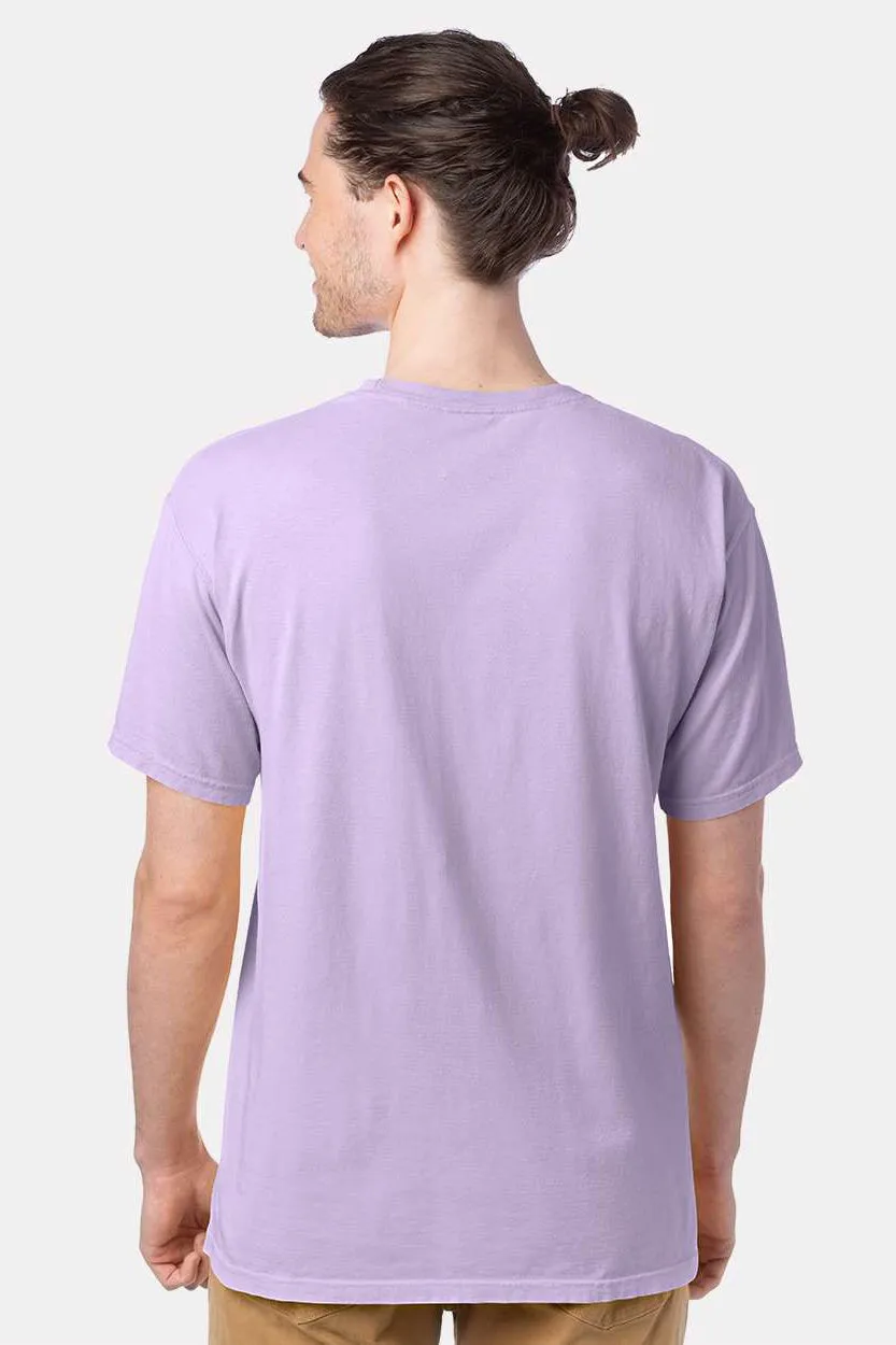 ComfortWash By Hanes Mens Short Sleeve Crewneck T-Shirt - Future Lavender Purple  Buy at Clothing Comfortwash-By-Hanes